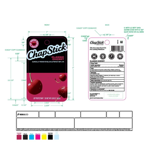 ChapStick Classic Cherry 포장
