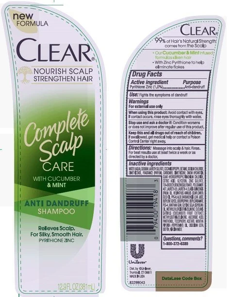ClearComplete Scalp Care Antidandruff 포장
