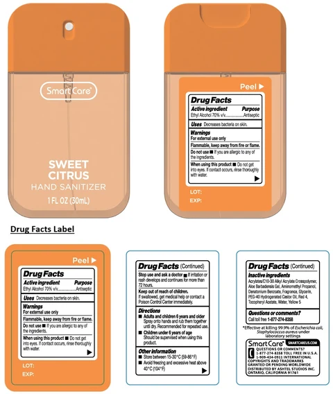 Smart Care HAND SANITIZER SWEET CITRUS 포장