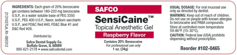 Topical Anesthetic Raspberry packaging
