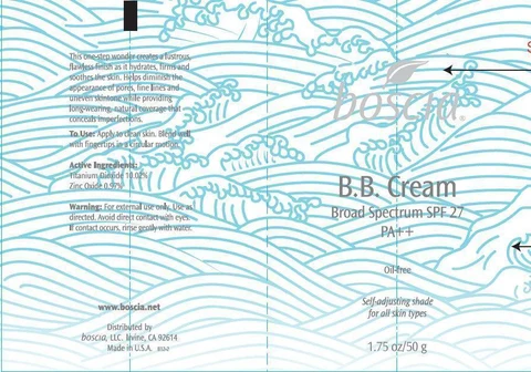 Boscia BB Broad Spectrum SPF 27 PA Self Adjusting Shade 포장
