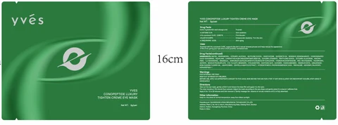 YVES CONOPEPTIDE LUXURY TIGHTEN CREME EYE MASK packaging