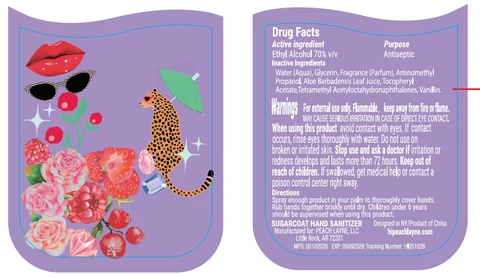 Sugarcoat Hand Sanitizer 포장