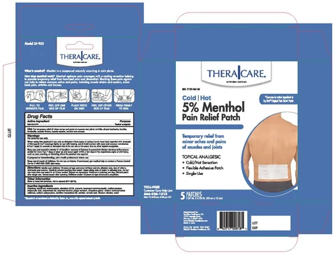 Cold Hot Medicated Patch 5% Menthol 포장