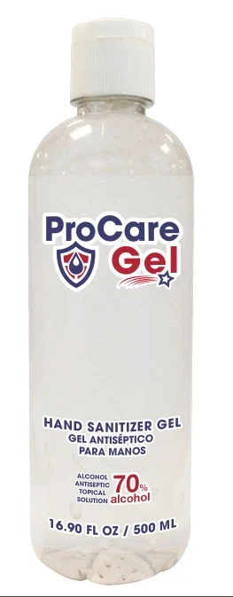 Hand Sanitizer packaging