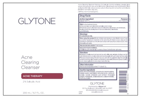 Acne Clearing Cleanser packaging