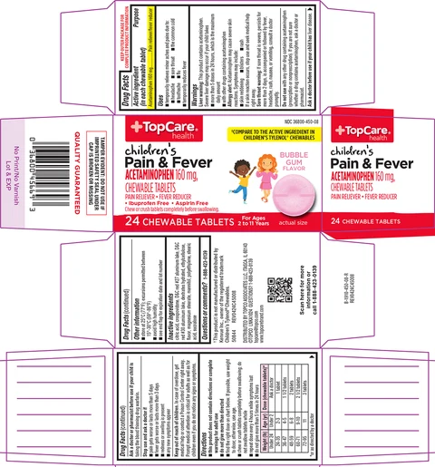 Childrens Pain and Fever packaging