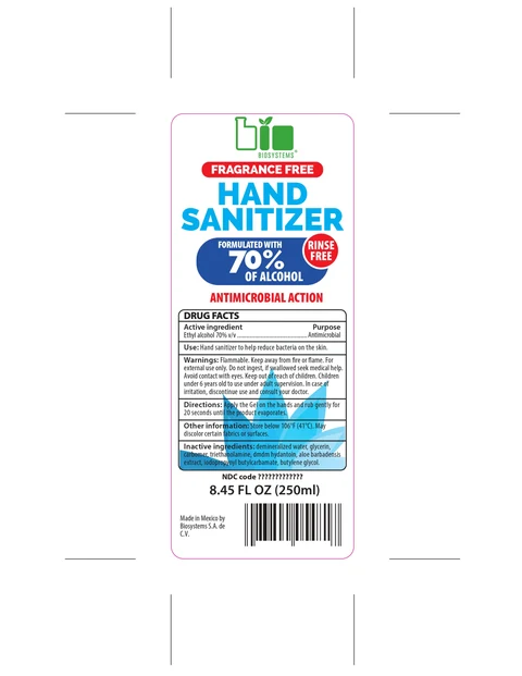 Hand Sanitizer packaging