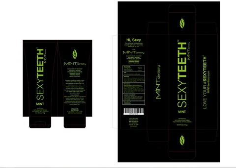 SEXYTEETHMINTTOOTHPASTE 포장