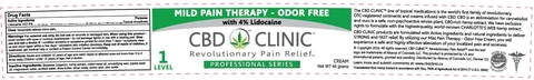 CBD Clinic - Mild Pain Therapy packaging
