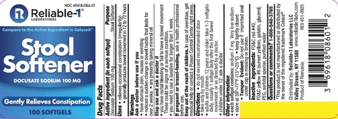 Stool Softener packaging