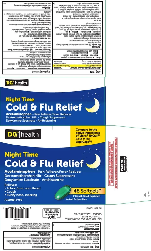 Cold and Flu ReliefNighttime 포장