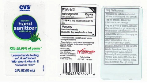 INSTANT HAND SANITIZER 포장