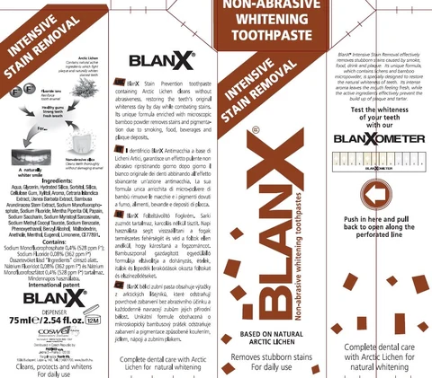 BlanX Intensive Stain Removal 포장