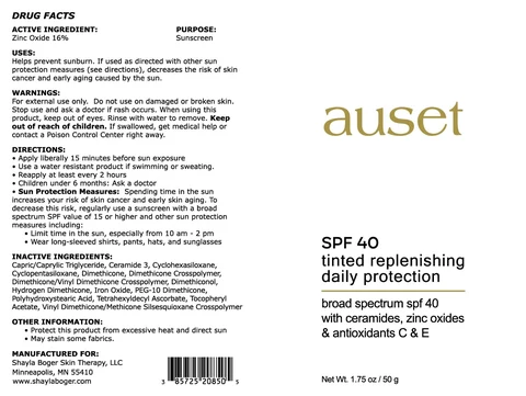 Auset Tinted Replenishing Daily Protection 포장