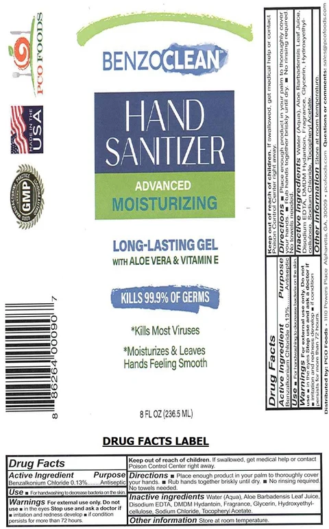 BENZOCLEAN HAND SANITIZER 포장