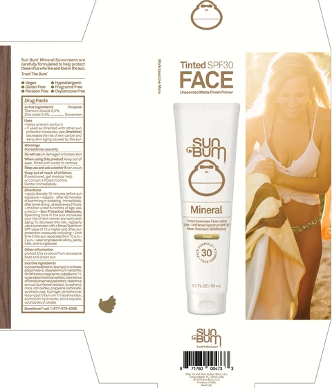Sun Bum Mineral SPF 30 Tinted Sunscreen Face 포장
