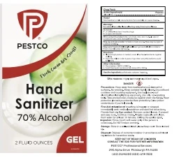 Hand Sanitizer packaging