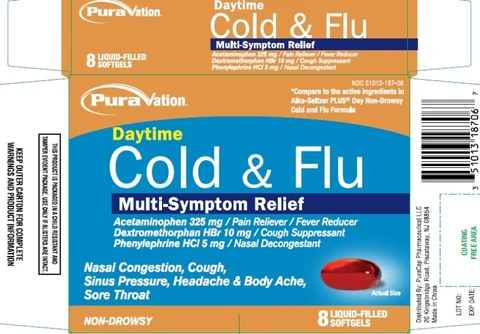DAY TIME Cold Flu Medicine 포장