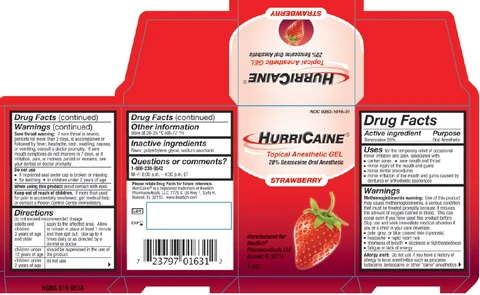HurriCaineTopical Anesthetic 포장
