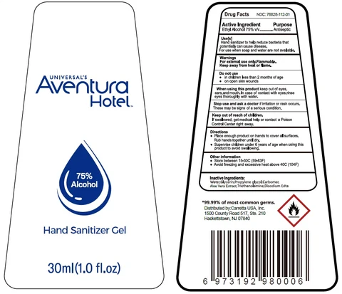 Aventura Hotel Hand Sanitizer Gel 포장