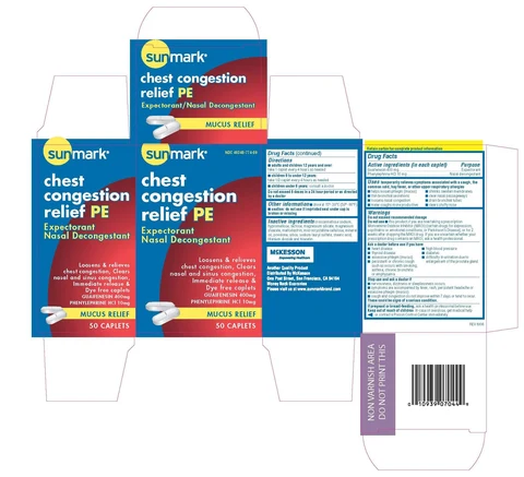 Sunmark Chest Congestion Relief PEPE 포장