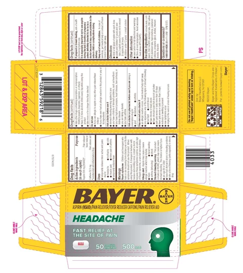 Bayer Headache 포장