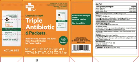 Thera Plus Original Strength Triple Antibiotic packaging