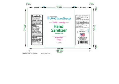 UVCleanSnap Hand Sanitizer 포장