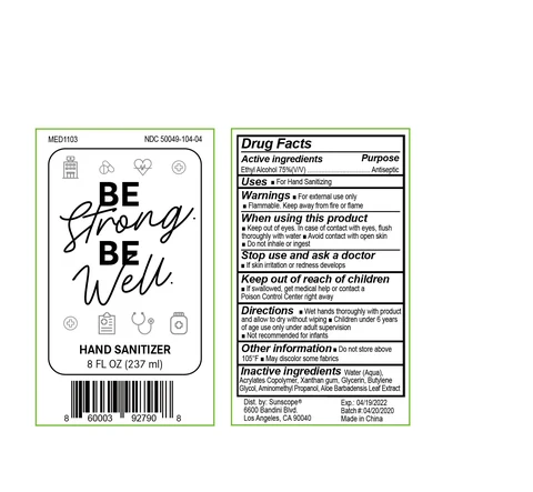hand sanitizer packaging
