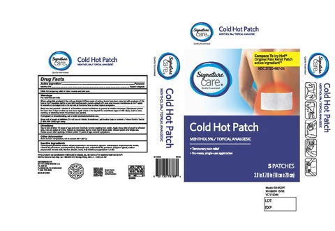 Signature Care Medicated Cold and Hot Patch 포장