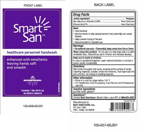 Smart San Healthcare Personnel Handwash 포장