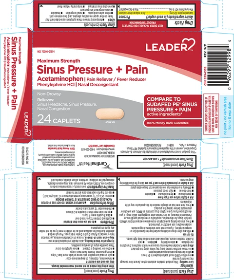 Sinus Pressure and PainMaximum Strength 포장