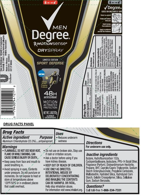 Degree Sport Defense Antiperspirant 포장