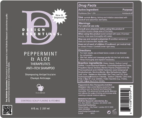DESIGN ESSENTIALS PEPPERMINT - ALOE THERAPEUTICS 포장