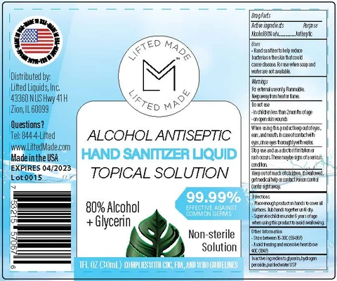 Hand Sanitizer packaging