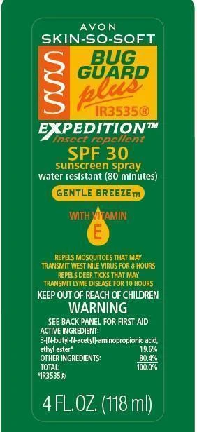 Skin So Soft Bug Guard Plus IR3535Expedition Insect Repellent Sunscreen packaging