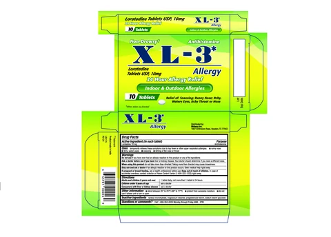 XL - 3 Allergy packaging