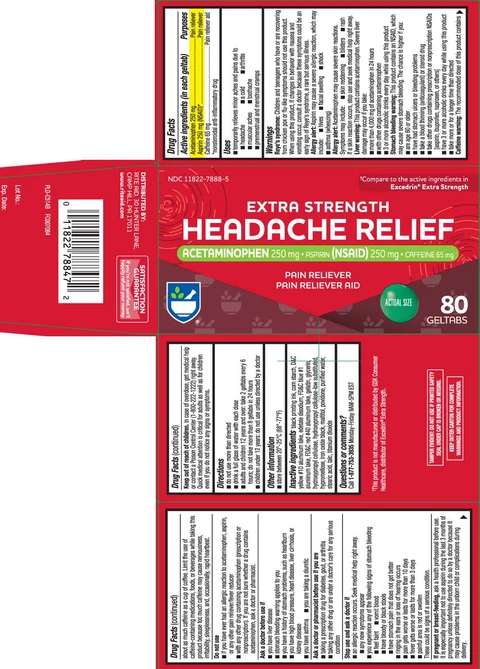 Headache ReliefExtra Strength packaging