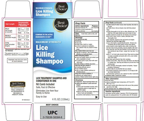 Best Choice Lice Killing 포장