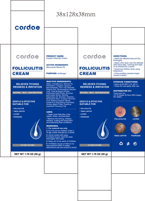 cardae FOLLICULITIS Cream 포장