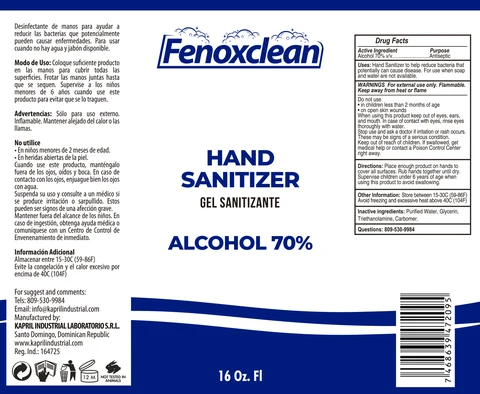 Hand Sanitizer 포장