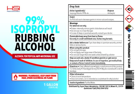Rubbing Alcohol 포장