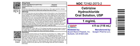 CETIRIZINE HYDROCHLORIDE 포장