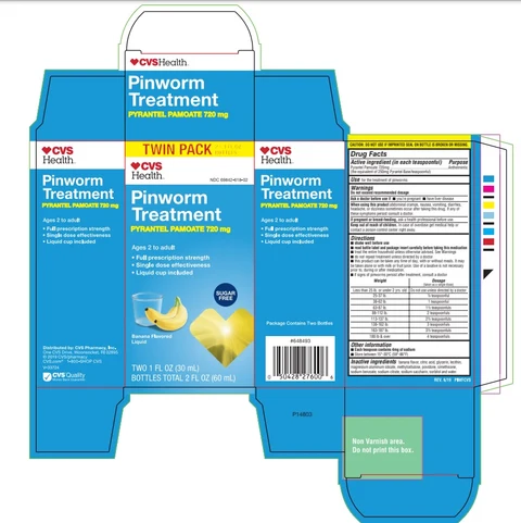 CVS Pinworm Treatment 포장