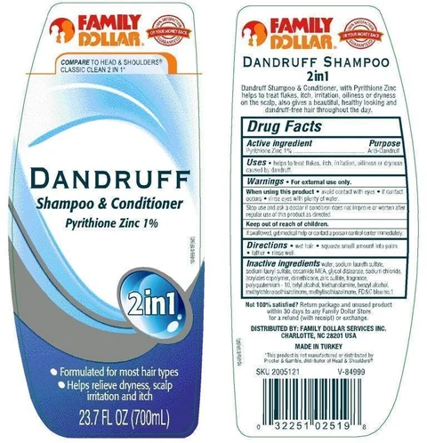 2in1Dandruff and Conditioner 포장