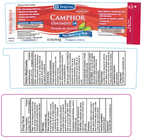 De La Cruz Camphor 포장
