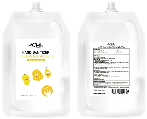 Aomi Hand Sanitizer Cleansing Plus 포장