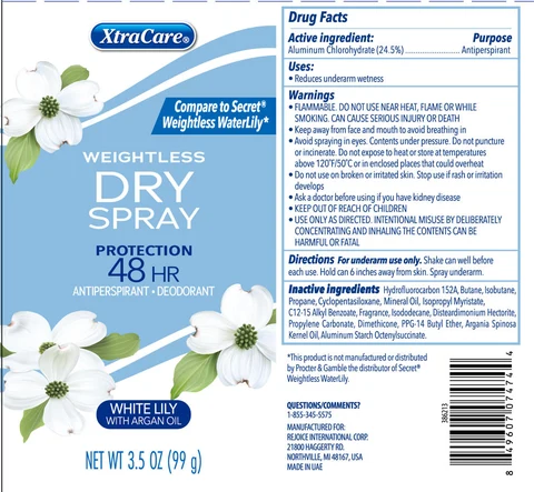 3.5OZ WOMENS DRY WHITE LILY 포장
