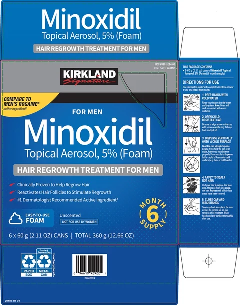 kirkland signature Minoxidil 포장